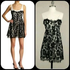 BB Dakota MARIANA battenburg Lace Overlay Dress Boho lagenlook